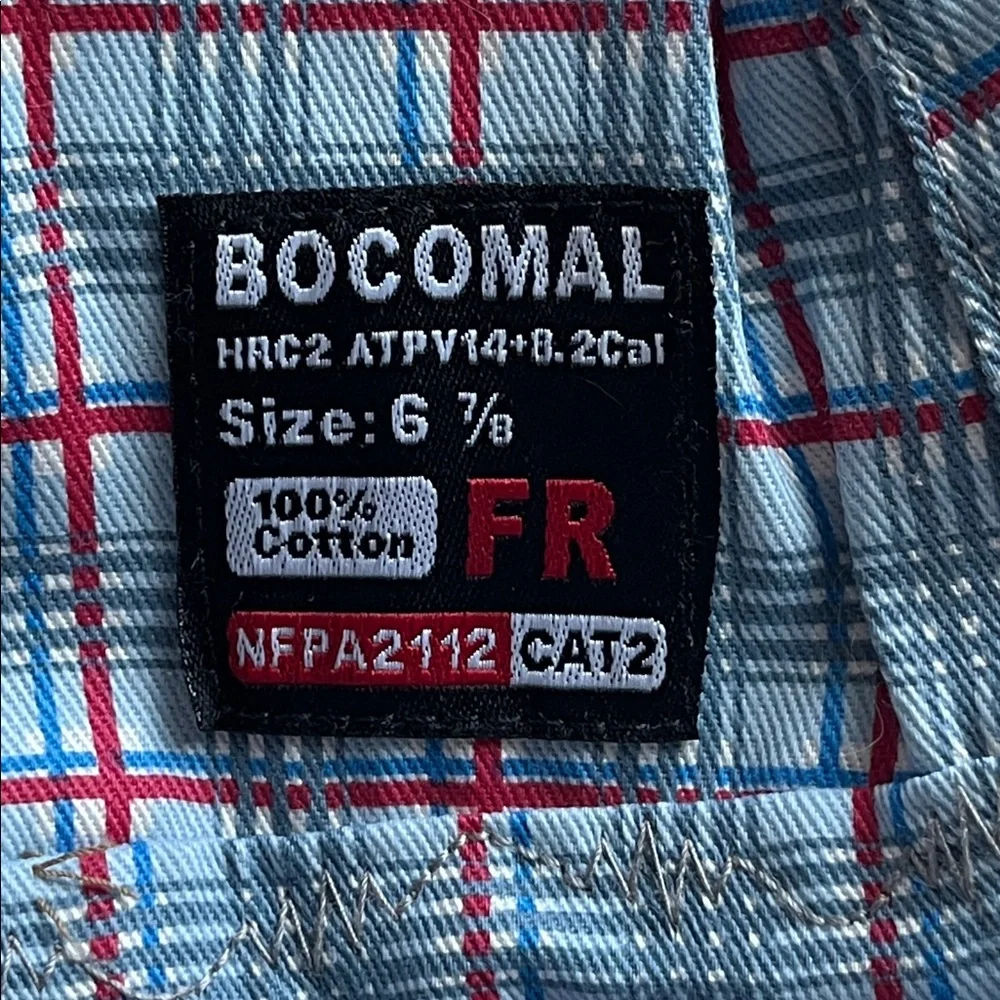 Bocomal Brown Textured Welding Cap Size 6 7/8 - Picture 3 of 5